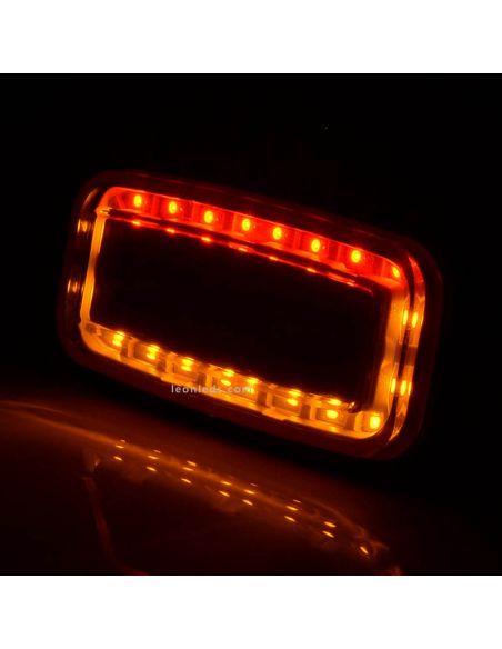 Piloto multifunción trasero LED Apagado pequeño con luz de freno, posición trasera e intermitente 1481 R S1 2A Was | LeonLeds