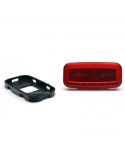 Soporte Piloto trasero LED mini con luz de freno, posición Neon y reflectante 1481 R S1 Was | LeonLeds