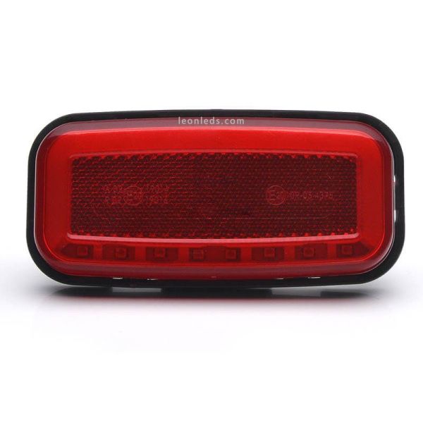 Piloto trasero LED mini con luz de freno, posición Neon y reflectante 1481 R S1 Was | LeonLeds