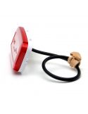 Piloto trasero LED mini con luz de freno, posición Neon y reflectante 1481 R S1 Was | LeonLeds