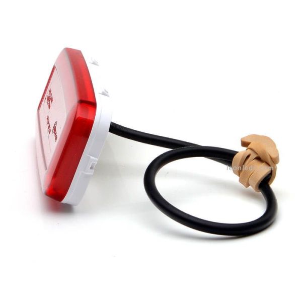 Piloto trasero LED mini con luz de freno, posición Neon y reflectante 1481 R S1 Was | LeonLeds