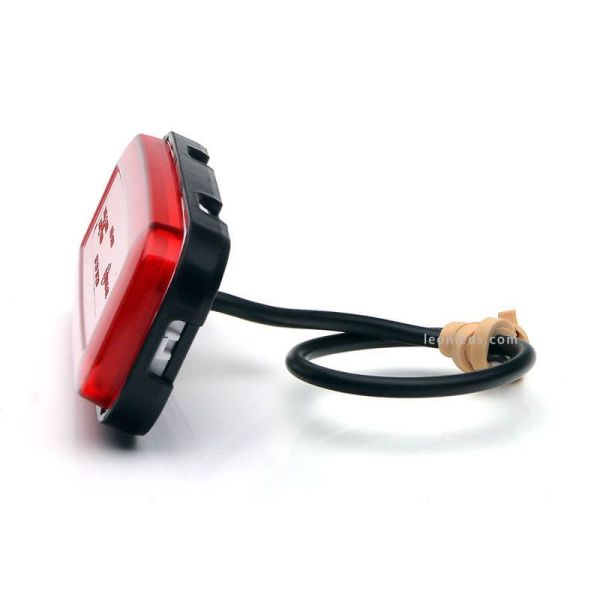 Piloto trasero LED mini con luz de freno, posición Neon y reflectante 1481 R S1 Was | LeonLeds