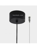 Suspensão LED com cúpula dupla de metal e dois tamanhos Noway | LeónIluminação Leds | suporte de teto