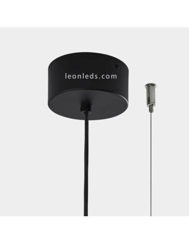 Suspension LED avec double abat-jour en métal et deux tailles Noway | Éclairage LeónLeds | support de toit