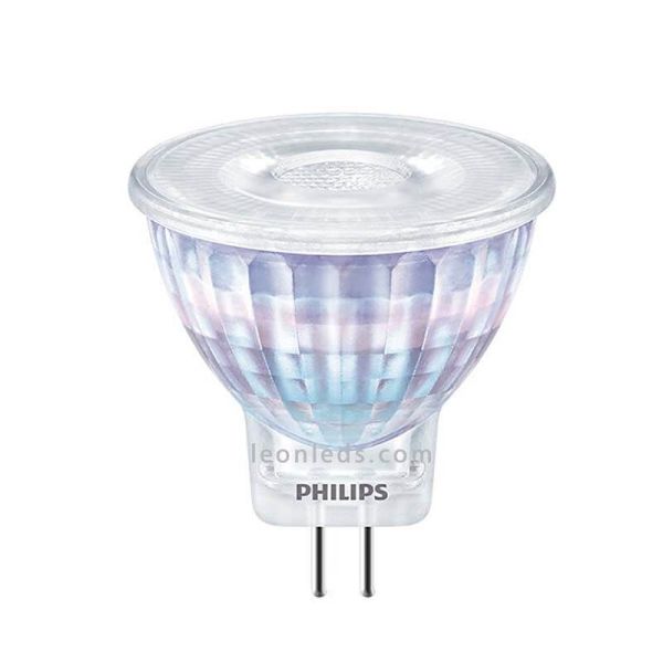 Bombilla GU4 CorePro LED spot 2.3-20W 827 MR11 36D Philips | LeonLeds Iluminación