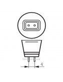 Bombilla con casquillo tipo GU4 CorePro LED spot 2.3-20W 827 MR11 36D marca Philips | LeonLeds Iluminación