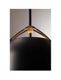 Lámpara de techo con forma campana estilo industrial Napa 1xE27 | LeónLeds Iluminación | con luz superior y detalle