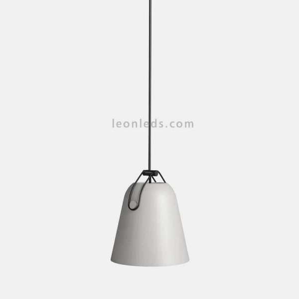 Lámpara de techo con forma campana estilo industrial Napa 1xE27 | LeónLeds Iluminación | color gris