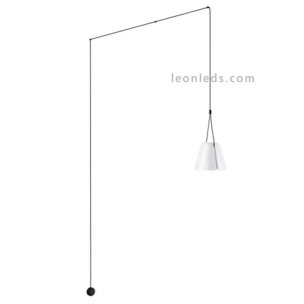 Aplique colgante con forma de cono Attic Wall Fixture 1xE27 | LeónLeds Iluminación | aplique blanco