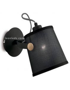 Aplique de Pared color Negra serie Nordico marca Mantra Iluminación Leonleds Iluminación