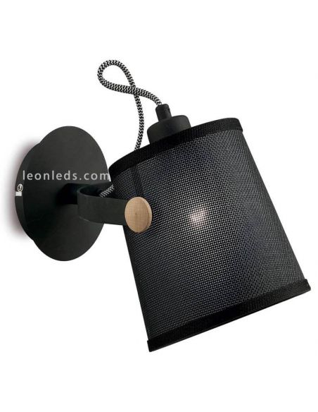 Aplique de Pared color Negra serie Nordico marca Mantra Iluminación Leonleds Iluminación