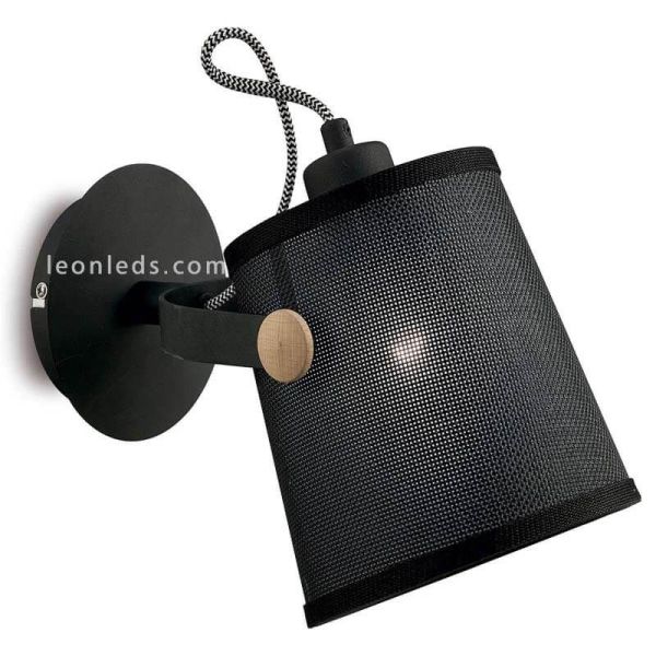 Aplique de Pared color Negra serie Nordico marca Mantra Iluminación Leonleds Iluminación