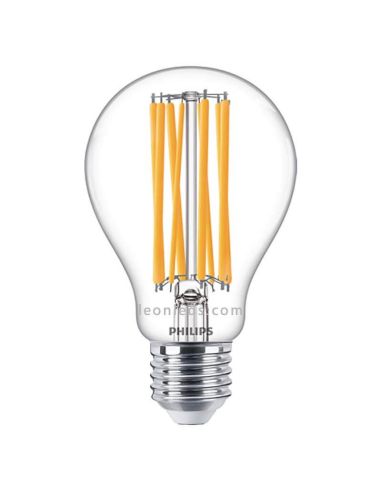 Bombilla E27 LED Filamento 13W - 120W A67 4000K LED classic Philips | LeonLeds.com