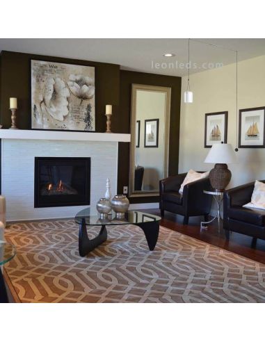 Suspension cylindrique large Attic Wall Fixture 1xE27 | Éclairage LeónLeds | suspension blanche