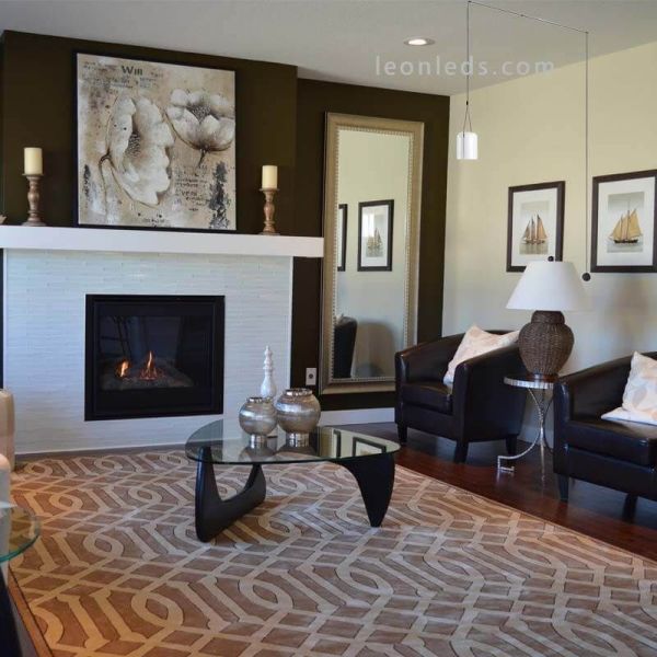 Aplique colgante cilíndrico ancho Attic Wall Fixture 1xE27 | LeónLeds Iluminación | Luminaria colgante blanca