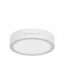 Plafón LED superficie redondo de color Blanco serie Saona marca Mantra Iluminación | LeonLeds Iluminación