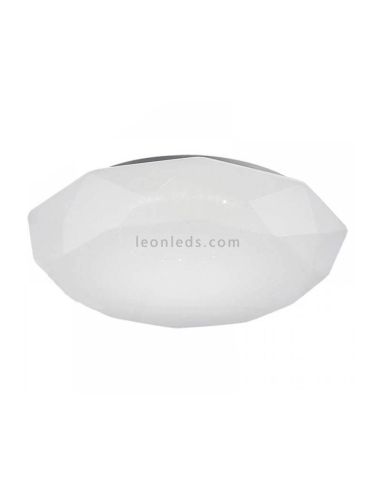 Plafón LED serie Diamante 80w Smart Mantra tamaño mediano | LeonLeds Iluminación
