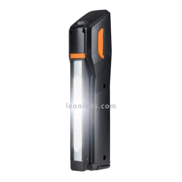 Linterna plegable de inspección LEDinspect SLIM 500 lúmenes | LeónLeds Iluminación | Linterna de mano plegable encendida