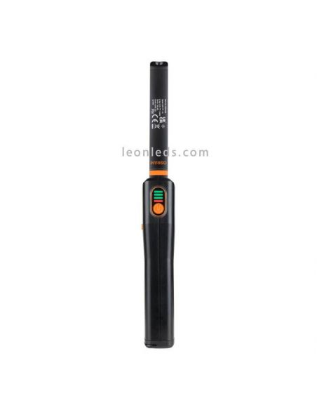 Linterna plegable de inspección LEDinspect SLIM 500 lúmenes | LeónLeds Iluminación | Linterna de mano con indicador bateria