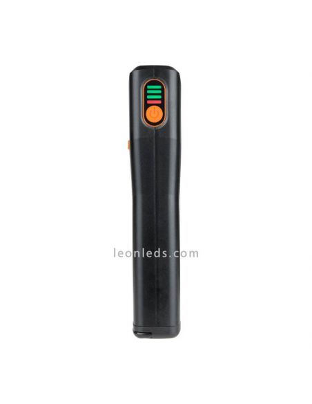 Linterna plegable de inspección LEDinspect SLIM 500 lúmenes | LeónLeds Iluminación | Linterna de mano con indicador bateria