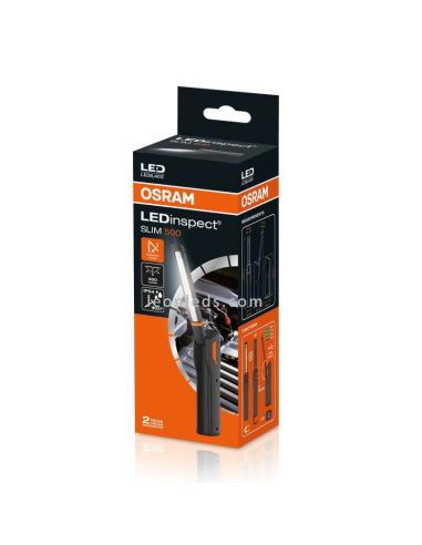 Linterna plegable de inspección LEDinspect SLIM 500 lúmenes | LeónLeds Iluminación | Linterna de mano OSRAM