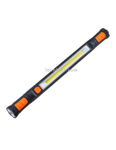 Linterna con base magnética giratoria de inspección LEDinspect UTILITY1000 | LeónLeds Iluminación | con 2 bases magnéticas
