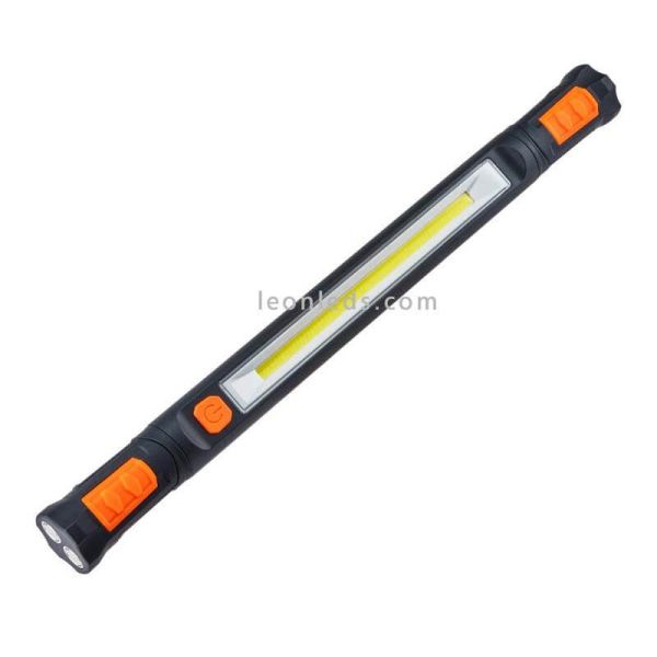 Linterna con base magnética giratoria de inspección LEDinspect UTILITY1000 | LeónLeds Iluminación | con 2 bases magnéticas