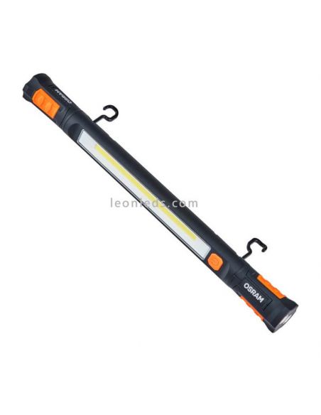 Lampe d'inspection LEDinspect UTILITY1000 avec base magnétique rotative | Éclairage LeónLeds | avec deux crochets