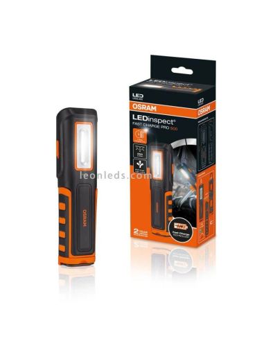 LEDinspect lampe de poche d'inspection à charge rapide FAST CHARGE PRO500 | Éclairage LeónLeds | torche à main avec boîte de ven