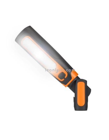 Luz de trabalho para oficina LEDinspect TWIST250 | LeónIluminação Leds | Lanterna portátil com base giratória
