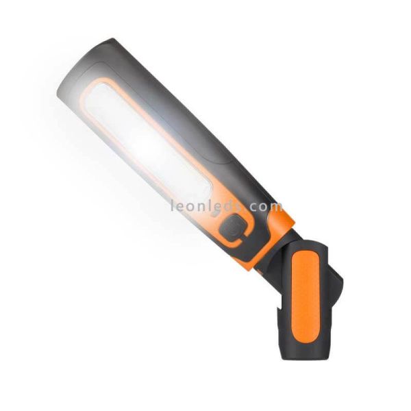Lampe de travail d'atelier LEDinspect TWIST250 | Éclairage LeónLeds | Lampe de poche à main avec base pivotante