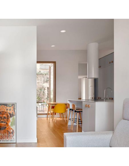 Arkoslight Stram Mini 7W installé au plafond | leonleds