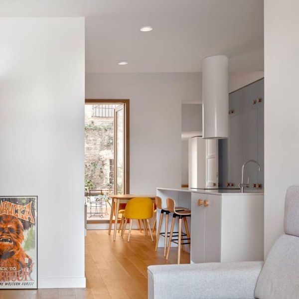 Arkoslight Stram Mini 7W installé au plafond | leonleds