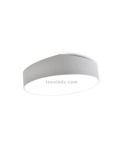Plafón de techo tamaño grande redondo de color blanco Mini de mantra | LeonLeds Iluminación