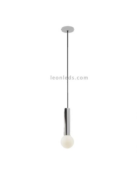 Suspension E14 Mist en acier et verre chromé