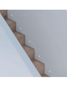 Baliza de suelo empotrable blanca Step S Arkoslight | Leonleds 2