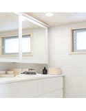 Downlight LED Mix de Arkoslight sobre un espejo de baño | LeónLeds