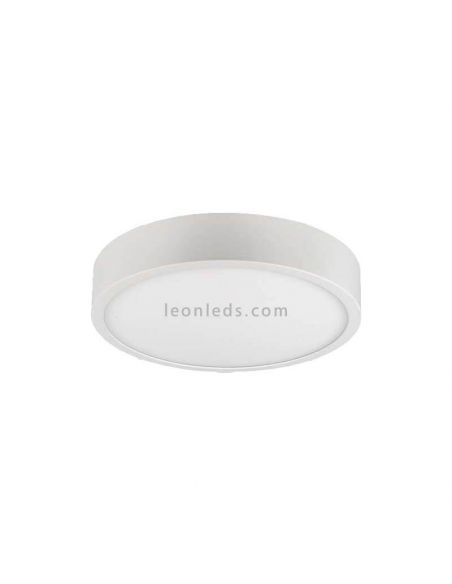 Plafón LED forma redonda potencia 24W de la serie saona de Mantra de color Blanco | LeonLeds Iluminación