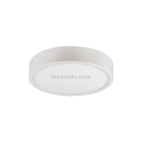 Plafón LED forma redonda potencia 24W de la serie saona de Mantra de color Blanco | LeonLeds Iluminación