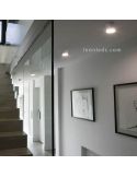 Plafón LED Haru Faro Barcelona foto de ambiente LeonLeds Iluminación