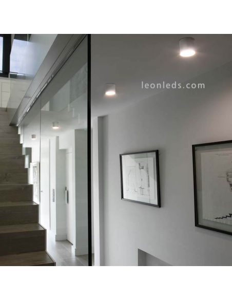 Plafón LED Haru Faro Barcelona foto de ambiente LeonLeds Iluminación