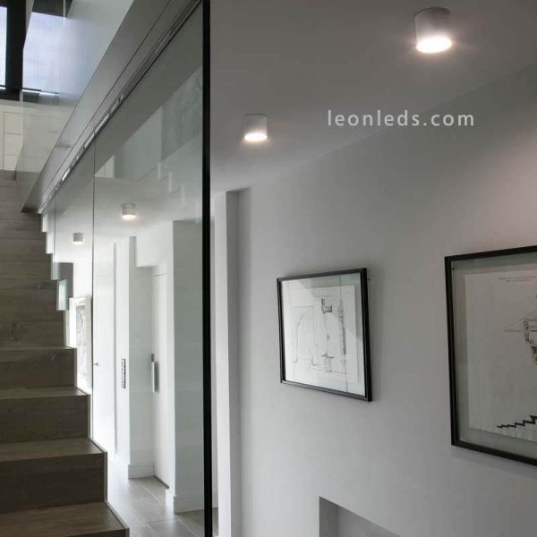 Plafón LED Haru Faro Barcelona foto de ambiente LeonLeds Iluminación