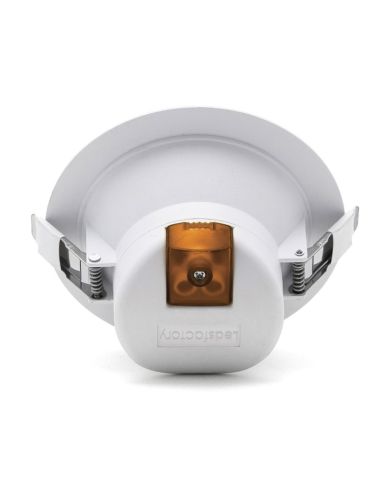 Downlight LED 7W para substituir halogênios com anel branco modelo Basik da Leds Factory | Leon Iluminação LED