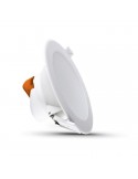 Downlight de LED 7W para sustituir Halogenos con aro de color blanco modelo Basik de Leds Factory | LeonLeds Iluminación