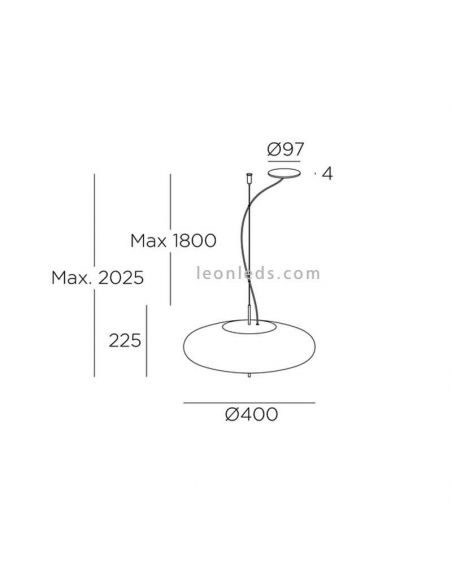Plafonnier LED encastrable Plat 3 finitions dimensions disponibles