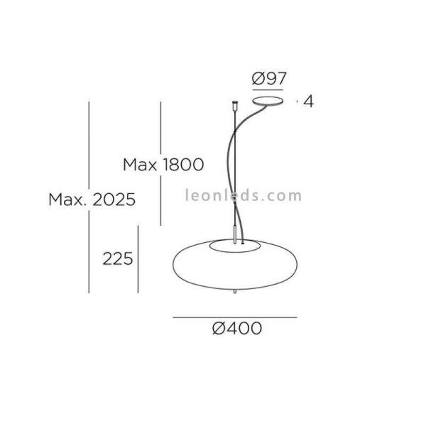 Plafonnier LED encastrable Plat 3 finitions dimensions disponibles