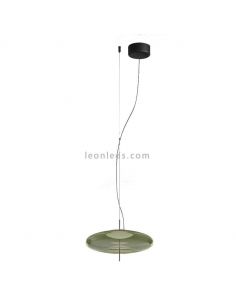 Lámparade techo LED empotrable Plat verde