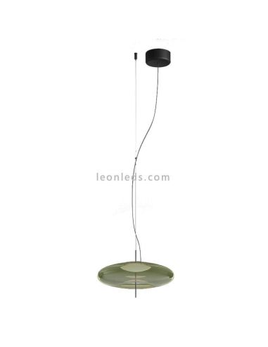 Lámparade techo LED empotrable Plat verde