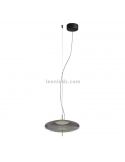 Lámparade techo LED empotrable Plat fumé