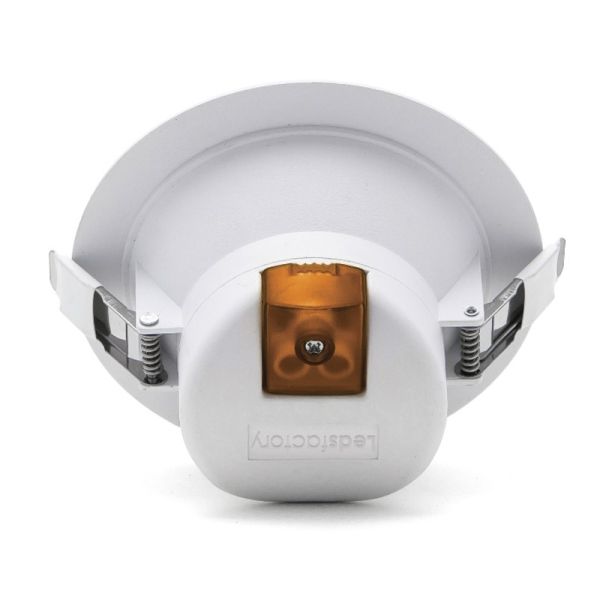 Downlight LED redondo Basik de leds Factory 10W para encastrar em tecto redondo | Leon Iluminação LED